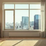 woning zonder stoelen